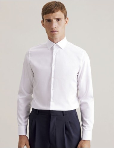 SEI-143510-Mens Shirt Regular Fit Fine Twill Longsleeve